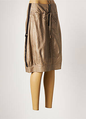 Fustă midi mărime normală maro LAUREN VIDAL femme