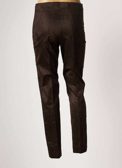 Pantalon slim maro LAUREN VIDAL femeie