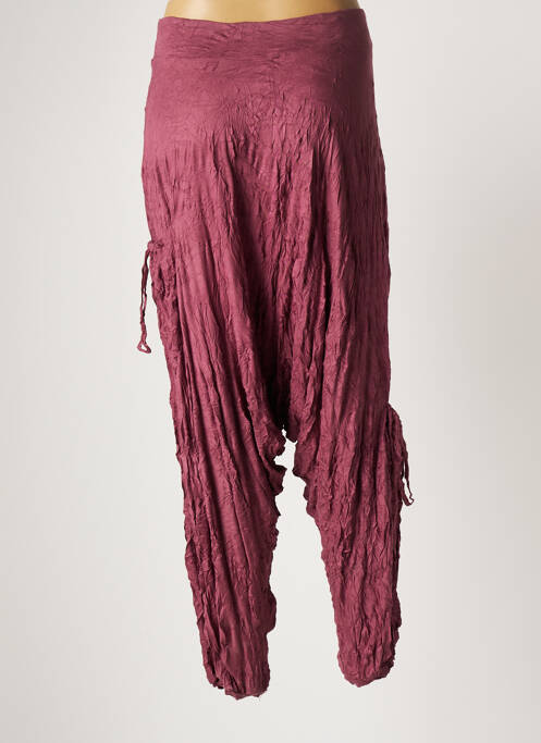 Pantalon drept violet LAUREN VIDAL femeie