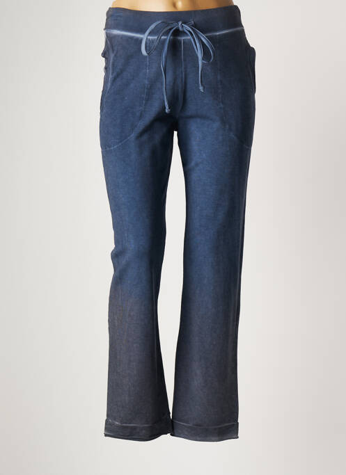 Pantalon drept albastru LAUREN VIDAL femeie