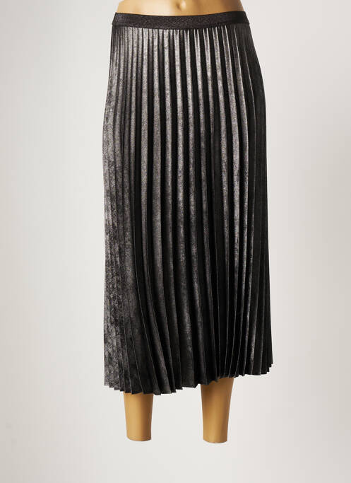 Fustă lungă gri LAUREN VIDAL femeie