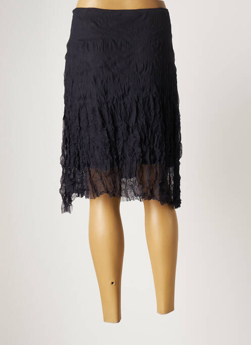 Fustă midi albastru LAUREN VIDAL femeie