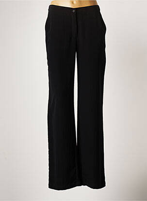 Pantalon drept negru LAUREN VIDAL femeie