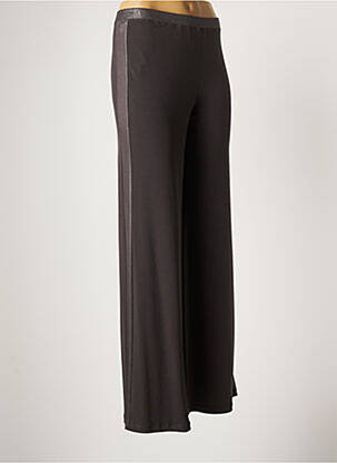 Pantalon drept gri LAUREN VIDAL femeie