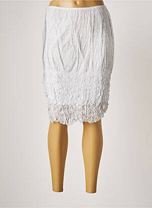 Fustă midi alb LAUREN VIDAL femeie