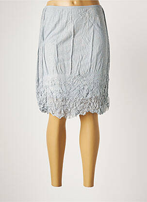 Fustă midi albastru LAUREN VIDAL femeie