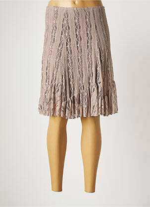 Fustă midi verde LAUREN VIDAL femeie