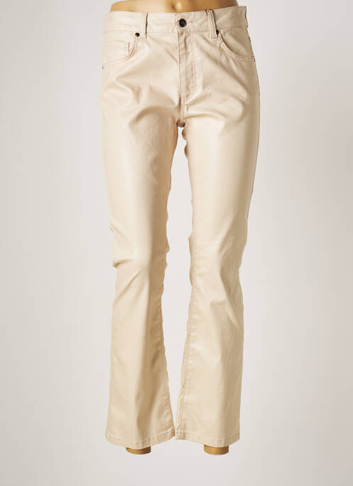 Pantalon drept bej LAUREN VIDAL femeie