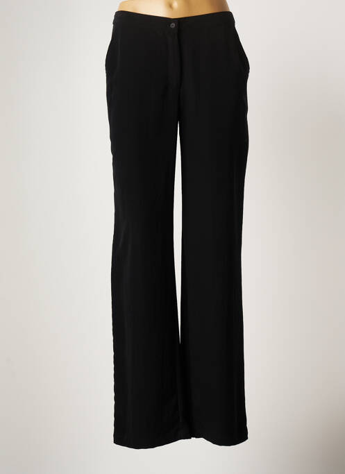 Pantalon drept negru LAUREN VIDAL femeie