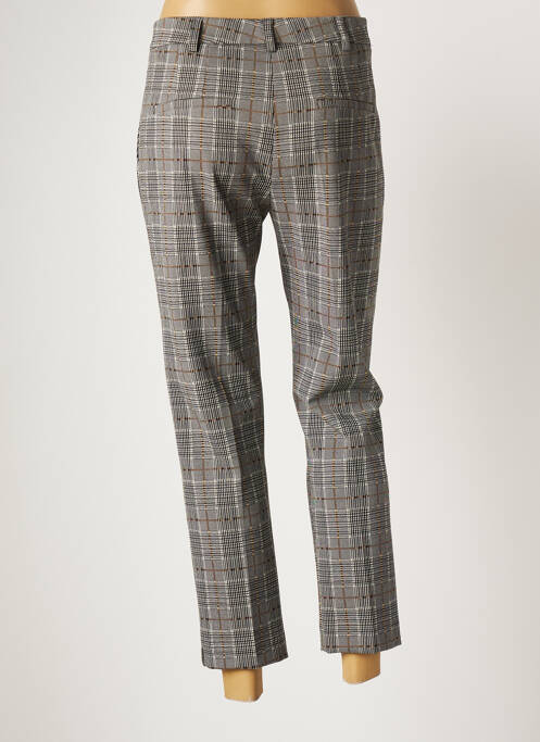 Pantalon drept gri LAUREN VIDAL femeie