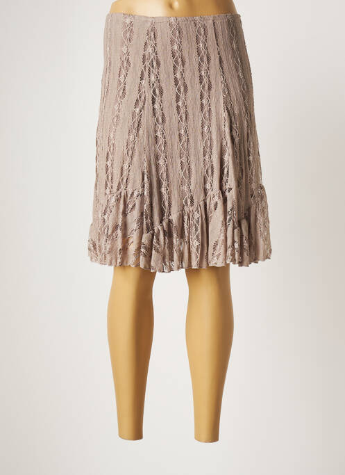 Fustă midi verde LAUREN VIDAL femeie