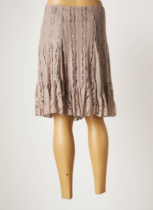 Fustă midi verde LAUREN VIDAL femeie