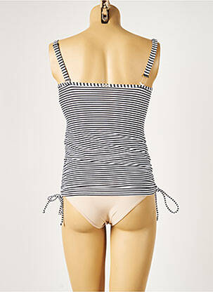 Sutien de costum de baie elasticitate top sutien modelat negru PANACHE femeie