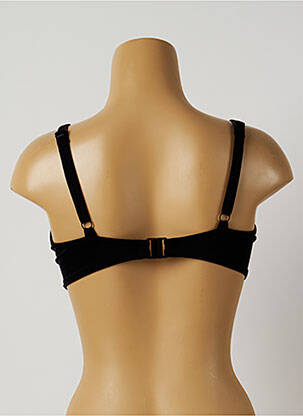 Sutien de costum de baie elasticitate sutien cupe întregi cu decolteu înalt negru PANACHE femeie