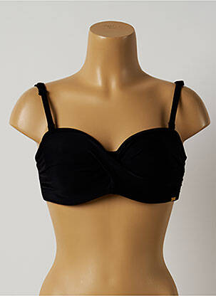 Sutien de costum de baie elasticitate top bentiță negru PANACHE femeie