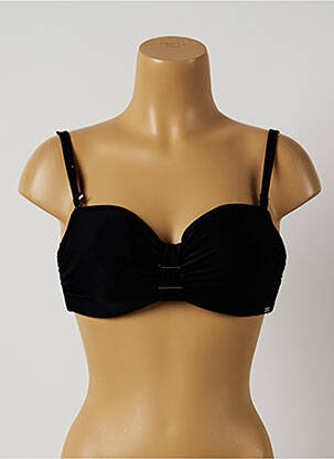 Sutien de costum de baie elasticitate top bentiță negru PANACHE femeie