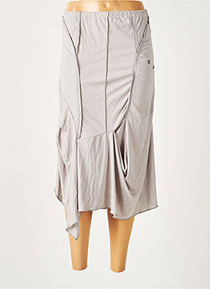 Fustă midi gri ARELINE femeie