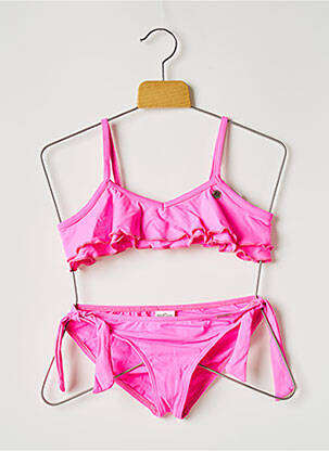 Costum de baie din două piese top bentiță roz BANANA MOON fată
