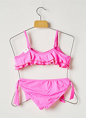 Costum de baie din două piese top bentiță roz BANANA MOON fată