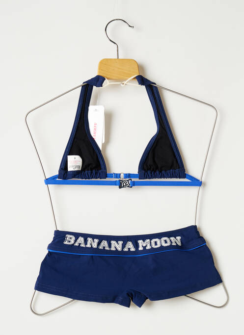 Costum de baie din două piese albastru BANANA MOON fată