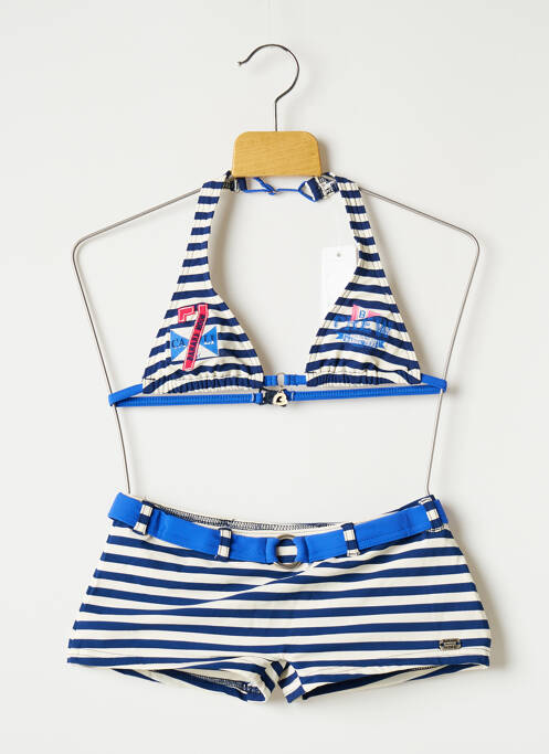 Costum de baie din două piese albastru BANANA MOON fată