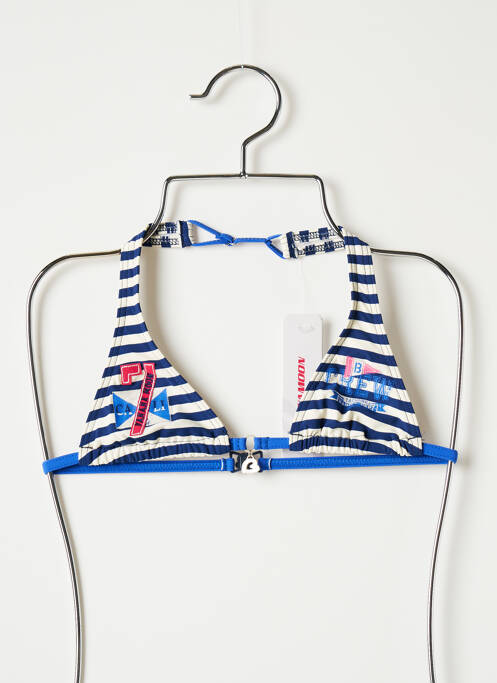 Sutien de costum de baie albastru BANANA MOON fată