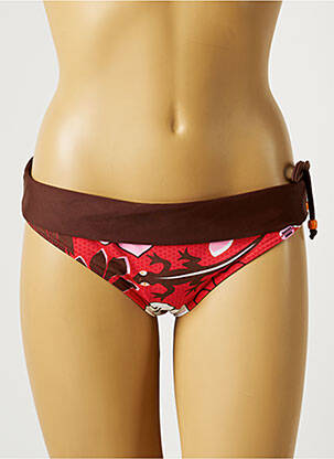 Chiloți de baie roșu BANANA MOON femeie