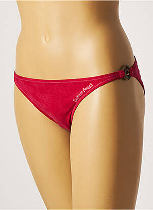 Chiloți de baie roșu CULTURE BEACH femeie