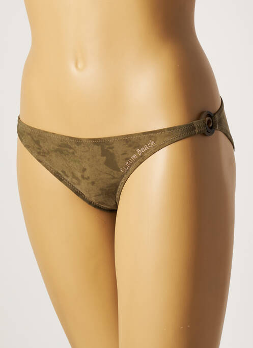 Chiloți de baie verde CULTURE BEACH femeie