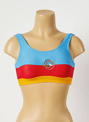 Sutien de costum de baie top bentiță top bentiță albastru CHIPIE femeie
