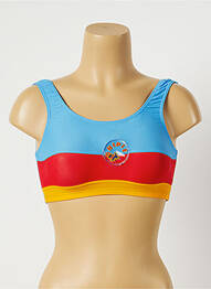 Sutien de costum de baie top bentiță top bentiță albastru CHIPIE femeie