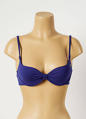 Sutien de costum de baie bretele elastice reglabile albastru BANANA MOON femeie