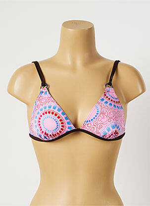 Sutien de costum de baie top triunghiuri top triunghiuri roz TRIUMPH femeie