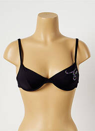 Sutien de costum de baie cu armatură negru MORGAN femeie