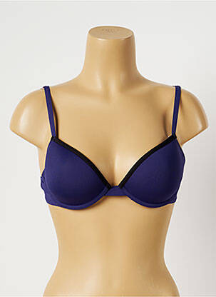 Sutien de costum de baie bretele elastice reglabile albastru PRINCESSE TAM-TAM femeie