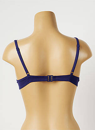 Sutien de costum de baie bretele elastice reglabile albastru PRINCESSE TAM-TAM femeie
