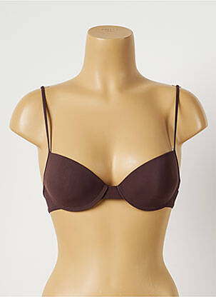 Sutien de costum de baie bretele elastice maro CALVIN KLEIN femeie