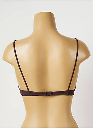 Sutien de costum de baie bretele elastice maro CALVIN KLEIN femeie
