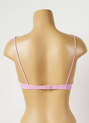 Sutien de costum de baie bretele elastice roz CALVIN KLEIN femeie