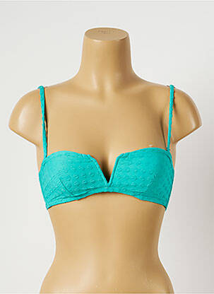 Sutien de costum de baie bretele elastice albastru PRINCESSE TAM-TAM femeie