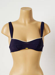 Sutien de costum de baie bretele elastice reglabile albastru PRINCESSE TAM-TAM femeie