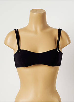 Sutien de costum de baie fără armatură negru PRINCESSE TAM-TAM femeie
