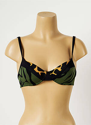 Sutien de costum de baie bretele elastice reglabile verde TRIUMPH femeie