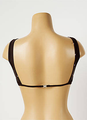 Sutien de costum de baie bretele elastice reglabile maro TRIUMPH femeie