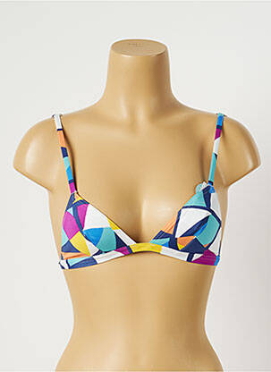 Sutien de costum de baie top triunghiuri top triunghiuri albastru PRINCESSE TAM-TAM femeie