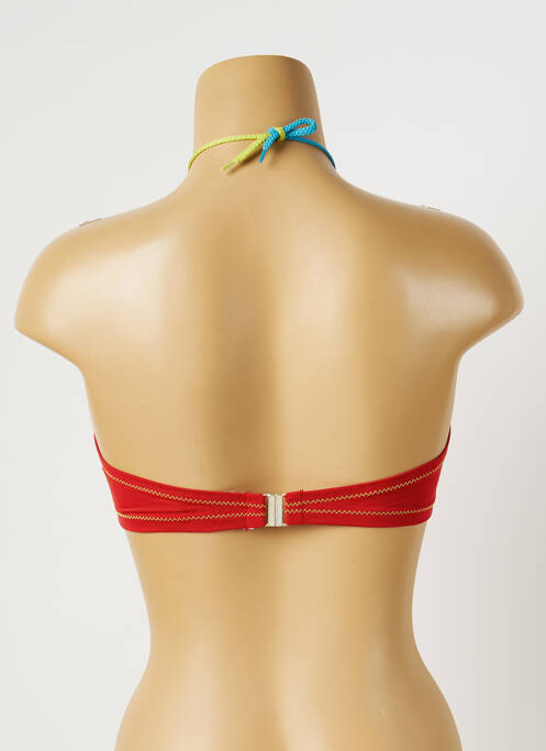 Sutien de costum de baie bretele elastice roșu DIVINE femme