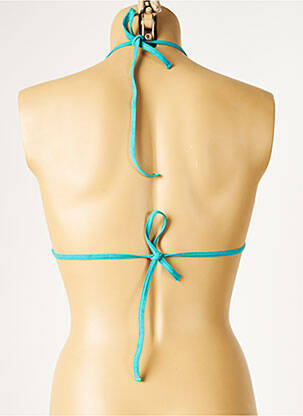 Sutien de costum de baie elasticitate top triunghiuri albastru CULTURE BEACH femeie
