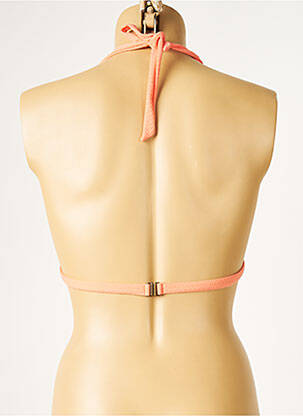 Sutien de costum de baie elasticitate top triunghiuri portocalie PRINTEMPS femeie