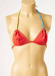Sutien de costum de baie elasticitate top triunghiuri roșu DIVINE femme