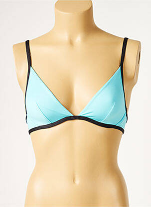 Sutien de costum de baie elasticitate top triunghiuri albastru LIVIA femeie